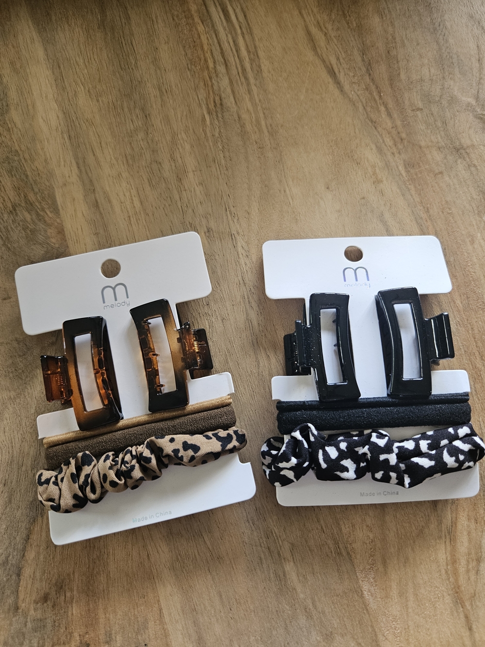 melody Hair Accessory Set - Tortoise & Black